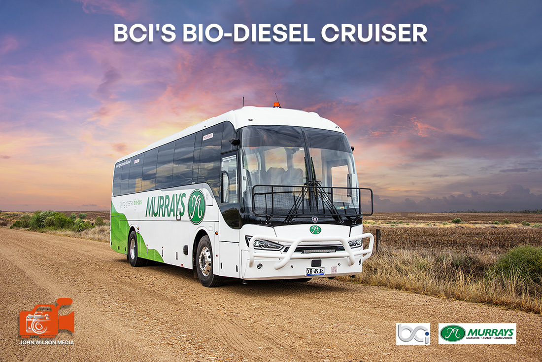 Eco Motion Masterpiece: Capturing the Power of Sustainability in Motion with BCI's Bio-Diesel Cruiser