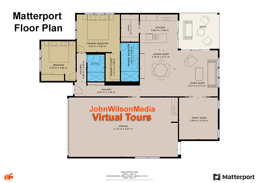 Matterport floor plan